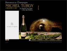 Tablet Screenshot of champagne-turgy.com